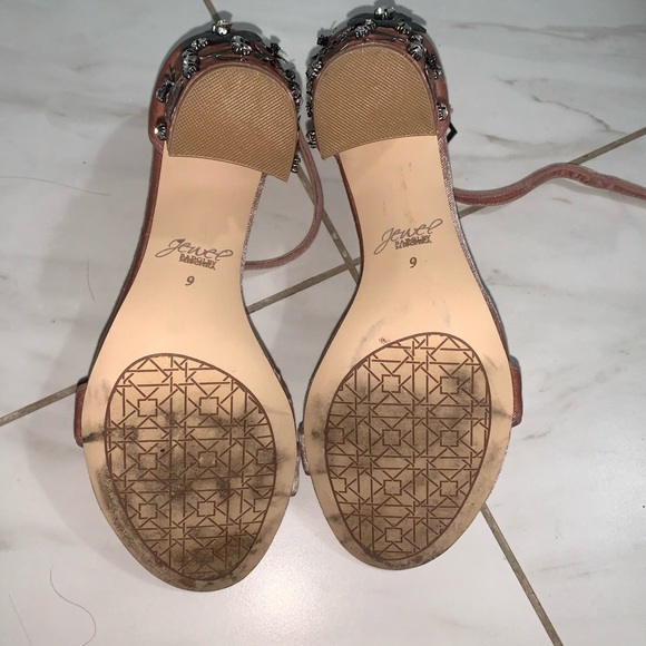 Jewel by Badgely Mischka Alfreda Velvet Sandal - Picture 7 of 8